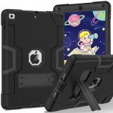 Armor Stand Case For iPad Air 5 4 10.9 2022 Pro 11 10.2 7th 8th 9th iPad 9.7 2017 2018  Mini 6 Shockproof Cover 3-Layer Protect