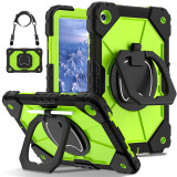 Case For Samsung Galaxy Tab  A8 10.5 SM-X200 X205 360 Rotationg Stand Cover Handle Grip Strap
