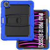Heavy Duty Rugged Case For iPad Pro 12.9 2022 2021 2020 2018 Silicone Kickstand Cover Shcokproof With Magnetic Pen Slot Coque
