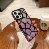 Luxury Bling With Glitter Card Case For IPhone 11 12 13 14 15 Pro Max Glitter Plating Bumper Cover For iPhone 12 13 14 15 ProMax