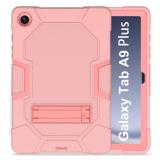 Case For Samsung Galaxy Tab A9 SM-X110 X115 X117 A9 Plus SM-X210 X216B X218U Stand Cover 3-Layer Rugged Heavy-Duty Shockproof