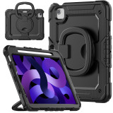 360 Rotating Case For iPad Air 4 5 10.9 inch Pro 11 2022 2021 2020 2018 Heavy Duty Cover Shockproof With Handle Grip & Pen Slot