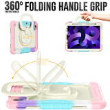 360 Rotating Case For iPad Air 4 5 10.9 inch Pro 11 2022 2021 2020 2018 Heavy Duty Cover Shockproof With Handle Grip & Pen Slot