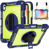 Hand Strap Case For iPad 10.9 2022 9.7 10.2 inch Pro 11 360 Rotating Stand Cover For Mini 6 5 4 Armor Shell Shoulder Strap Funda