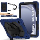 Case For Samsung Galaxy Tab A9 S8 S7 Plus SM-X110 X210 X700 X800 T870 T970 T730 A8 X200 A7 Lite T220 A 8.0 T290 Rotating Cover