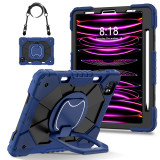 Case For iPad Air 4 5 10.9 Pro 11 2018 2020 2021 2022 360 Rotating Stand Cover Hand Grip Strap Shockproof With Pen Holder Funda