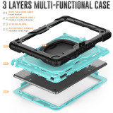 360 Rotating Case For iPad 10.9 10th 2022 10.2 7th 8th 9th Air2 New iPad 9.7 2017 2018 Pro 9.7 Heavy Duty Cover With Handle Grip