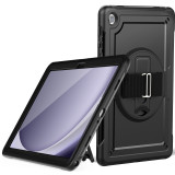 360 Rotating Case For Samsung Galaxy Tab A9 Plus 2023 SM-X210 X216 X218 Heavy Duty Kickstand Cover With Hand Strap Shockproof