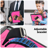 360 Rotating Case For Samsung Galaxy Tab A9 Plus 2023 SM-X210 X216 X218 Heavy Duty Kickstand Cover With Hand Strap Shockproof