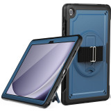 360 Rotating Case For Samsung Galaxy Tab A9 Plus 2023 SM-X210 X216 X218 Heavy Duty Kickstand Cover With Hand Strap Shockproof