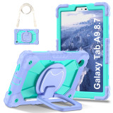 Case For Samsung Galaxy Tab  A7 Lite 8.7 SM-T220 T225 360 Rotationg Stand Cover sHOCKPROOF Handle Grip Strap