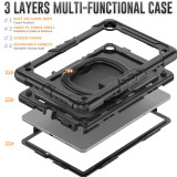 Rotating Case For Samsung Galaxy Tab A9 Plus SM-210 X216 A8 X200 X205 A7 T500 T505 S6Lite P610 P619 Heavy Duty Cover Handle Grip