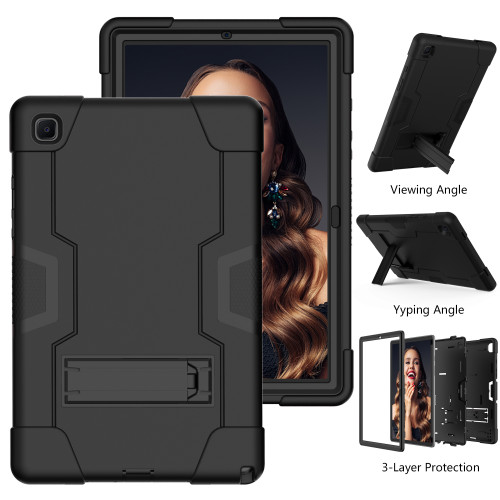 Rugged Case For Samsung Galaxy Tab A7 10.4 2020 2022 SM-T500 T505 T507 T509 Built-in Kickstand Cover 3-in-1 Protect Shockproof