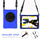 360 Rotating Case For Apple iPad 10.2 Pro 10.5 9.7 2017 2018 Air 1 2 Stand Rugged Cover For iPad 2 3 4 Mini 5 4 3 With Strap