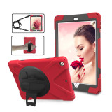 360 Rotating Case For Apple iPad 10.2 Pro 10.5 9.7 2017 2018 Air 1 2 Stand Rugged Cover For iPad 2 3 4 Mini 5 4 3 With Strap