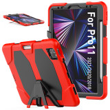 Stand Case For iPad Air 4 5 10.9  Pro 11 2022 2021 2020 2018 3-Layer Protection Cover With Built-in Screen Protector & Pen Slot