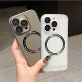 Breathable Magnetic Phone Case For IPhone 12 13 14 15 Pro Max Plus Thin Lightweight All-inclusive Lens Protection Phone Cover
