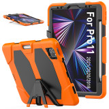 Stand Case For iPad Air 4 5 10.9  Pro 11 2022 2021 2020 2018 3-Layer Protection Cover With Built-in Screen Protector & Pen Slot