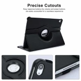For iPad 2018 Pro 12.9 Case 360 Degree Rotating Stand Cover for New iPAD 2020 12.9 Cases Auto Sleep Awake Case A1876 A2014 A1895