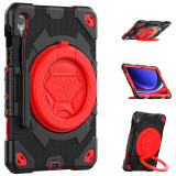 Kids Armor Case For Samsung Galaxy Tab S9 FE 2023 SM-X710 X716B X510 X516B 360 Rotating Cover With Strap Handle Grip Pen Slot