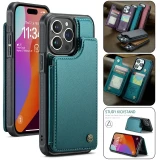 Luxury Magnetic Flip Leather Bag Phone Case For iPhone  17 Air 16 15 Pro Max 14 Plus 13 12 11 XR X XS 8 7 SE 6S Wallet Card Slot Back Cover
