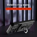 Card slot Camera protect case For iphone 17 Air 16 15 Plus 14 13 12 11 Pro Max X XS XR 7 8 6 6S Plus SE Armor Hybrid Ring Cover