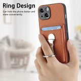 Ring Holder Cards Solt Wallet Leather Case For iPhone 17 air 16  15 Pro Max 13 14 12 Mini 11 XS XR X 6 7 8 Plus SE2022 Bag Stand Slim Cover