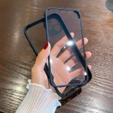 Luxury 360 Full Body Front+Back Clear Case For iPhone 17 Air 16 15 14 13 11 12 Pro Max XS X XR 7 8 Plus Silicone Bumper Shockproof Cover