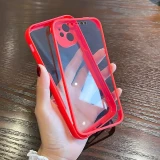 Luxury 360 Full Body Front+Back Clear Case For iPhone 17 Air 16 15 14 13 11 12 Pro Max XS X XR 7 8 Plus Silicone Bumper Shockproof Cover