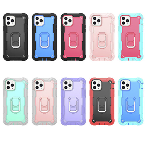 360 Full Cover Shockproof Bumper Hybrid Armor Case for IPhone 13 11 Pro Max 12 Mini XS X XR 7 8 Plus SE 2020 Kickstand Holder