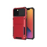 Card Slot Phone Case For Iphone 15 Shockproof Tpu Pc Cards Holder Protective Cover For Iphone 14 13 12 11 Pro Max X Xr 7 Plus