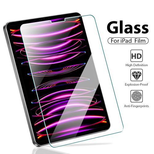 Screen Protector For Ipad Pro 12.9 6th 11 4th 2022 Air 5 4 3 Tempered Glass For Ipad 9 9th 10th Generation Mini 6 10.9 10.2 Film