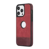 Slim PU Leather Stitching Phone Case for iPhone  17 Air 16 15 14 13 12 11 Pro Max X XS XR 7 8 Plus SE 2020 2022 Logo Hole Soft Back Cover