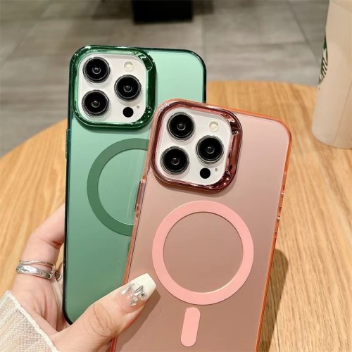 The New Light Luxury Macsafe Is Suitable For IPhone 15, 14, 13, 12, 11 Pro 15, 14, 13, 11 Pro Max Acrylic Phone Case