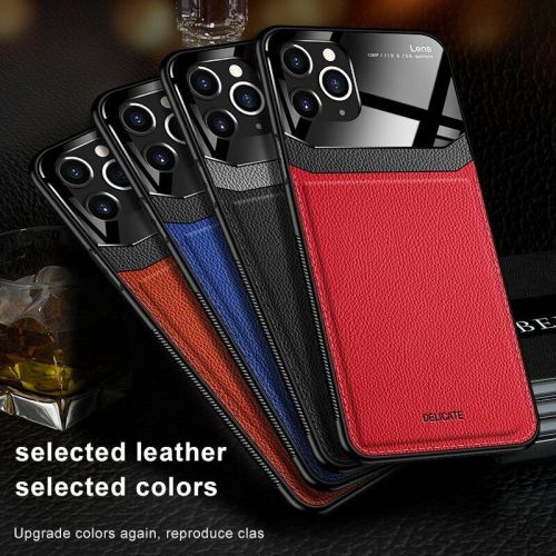 Slim Leather Hybrid Phone Case Cover For iPhone 15 14 Plus 13 12 Mini 11 Pro Max X XS XR 7 8 6S Business Shockproof Hard Cover