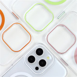 Crystal Transparent Ultra thin Magsafe case for iphone 17 Air 16 15 14 13pro 12pro 15pro max Wireless Charging Clear hard PC back cover