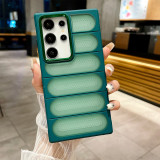 Natural Titanium metal camera frame matte phone case for Samsung Galaxy S24 Ultra Plus heat dissipation shockproof hard cover