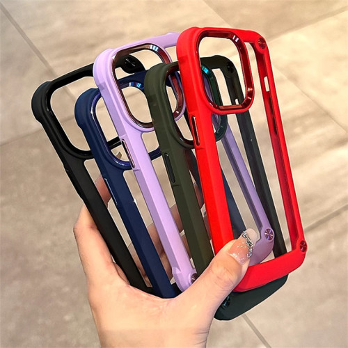 Luxury Rugged Heavy Duty Bumper Case For iPhone 16 15 14 12 11 13 Pro Max X XS XR 7 8 Plus  Hybrid Shockproof Armor Clear Cover