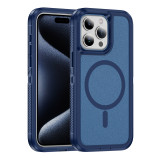 Strong Guard Armor Shockproof Phone Case For iPhone 17 Air 16 11 12 13 14 Plus 15 Pro Max Magnetic Wireless Charging Plastic Back Cover