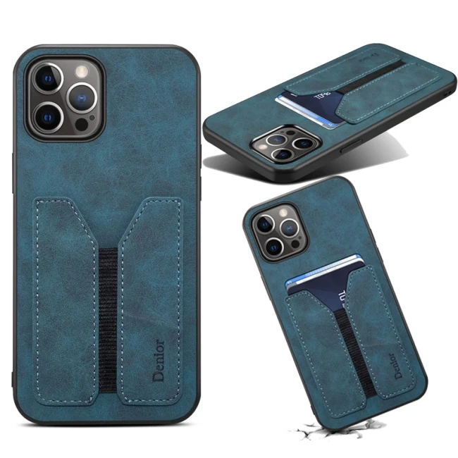 EUCAGR Luxury Matte Leather Wallet Case For iPhone  17 Air 16 11 12 13 14 15 Pro Max Plus Holder Shockproof Cover For iPhone XS XR 7 8 SE