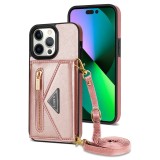 Wallet Side Card Zipper Flip Crossbody Leather Case For iPhone  17 Air 16 15 Pro Max 14 Plus 13 Mini 12 Pro 11 X XR XS Max SE 2020 8 7 6 6S