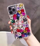 Rhinestone Bling Phone Cover, 3D Color Diamond Case, Luxury Case for iPhone 15Plus 14 12 13 Mini 11 Pro Max