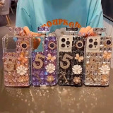 Luxury Bling Diamond Rhinestone Perfume Bottle Case for iPhone 17 Air 16  13 14 12 15 Pro Max X XS XR 8 Plus Glitter Crystal Phone Cover