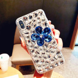 Luxury Bling Colorful Diamond Flower Phone Cover For iPhone 17 Air 16  15 14 Pro Max 13 12 11 X XR XS 8 Plus Rhinestone Crystal Clear Case