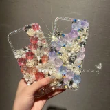 Bling Diamond Rose Flower Case For iPhone 17 Air 16 15 11 12 13 14 Pro Max 7 14Plus XS XR Luxury Crystal Rhinestone Glitter DIY Back Cover