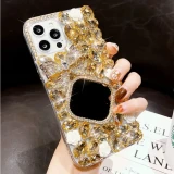 Luxury Diamond Bowknot Flower Bling Crystal Mirror Case Cover For iphone 17 AIR 16  15Pro 14Plus 13 Pro 12 Mini 11Pro MAX XSMAX XR 7 8PLUS