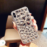 Luxury Bling Colorful Diamond Flower Phone Cover For iPhone 17 Air 16  15 14 Pro Max 13 12 11 X XR XS 8 Plus Rhinestone Crystal Clear Case