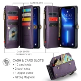 Long Crossbody Wallet Phone Case for IPhone  17 Air 16 15 14 13 12 Pro Max Plus Promax Card Slot Holder Lanyard Leather Cover