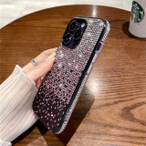 Luxury Bling Glitter Diamond Gradient Rhinestones Phone Case For iPhone  17 Air 16 15 14 Pro Max 13 12 11 X XR XS 7 8 Plus Shockproof Cover