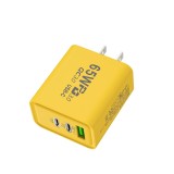 PD 65W USB C Charger Fast Charging Quick Charge 3.0 Type C Charger Adapter for iPhone Samsung USB C Wall Charger